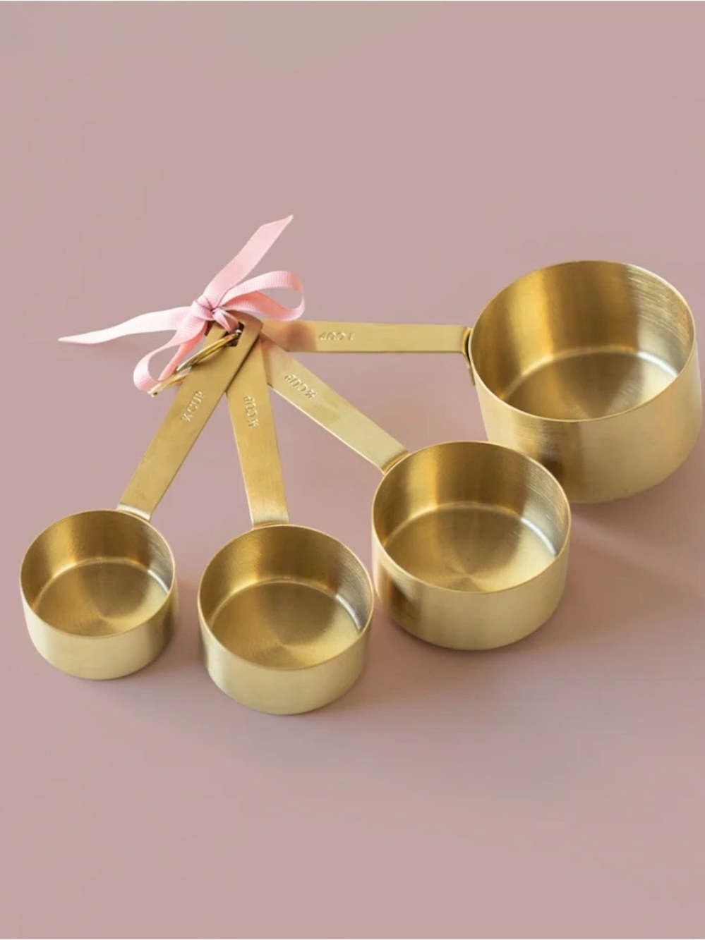 Jilly Box/Hobbry Gold Measuring Cups Set - 4 Piece